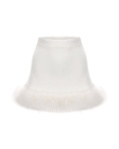 Anika Mini Skirt (White)