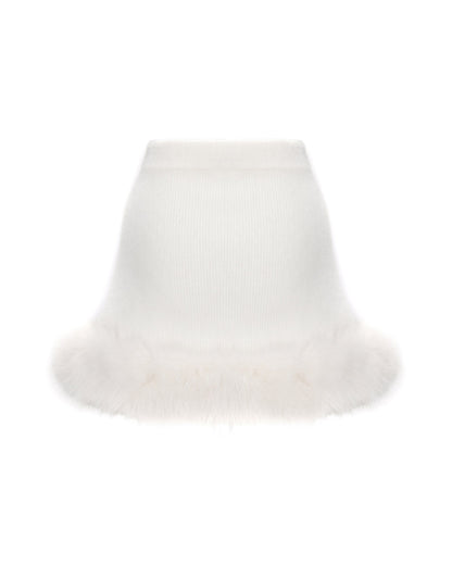 Anika Mini Skirt (White)