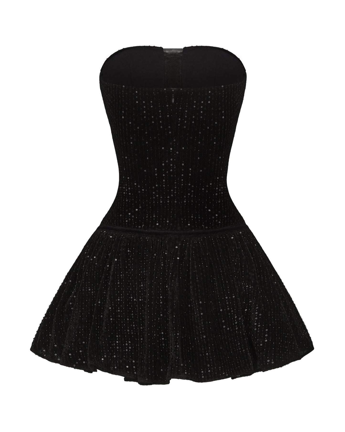 Audrey Sparkle Velvet Mini Dress