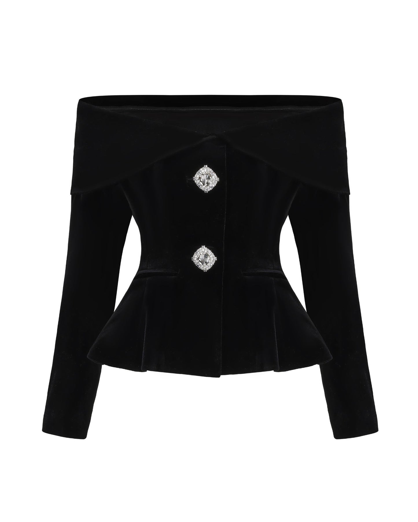 Blaire Velvet Top (Black)