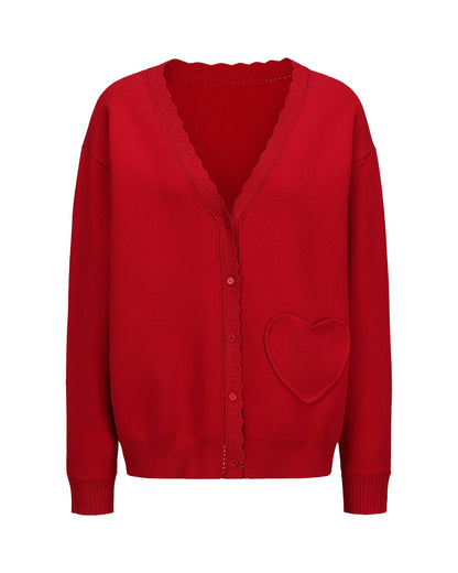 Carrie Cardigan (Red)