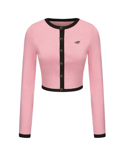 Eliza Knit Cardigan (Pink)