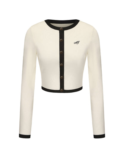 Eliza Knit Cardigan (White)