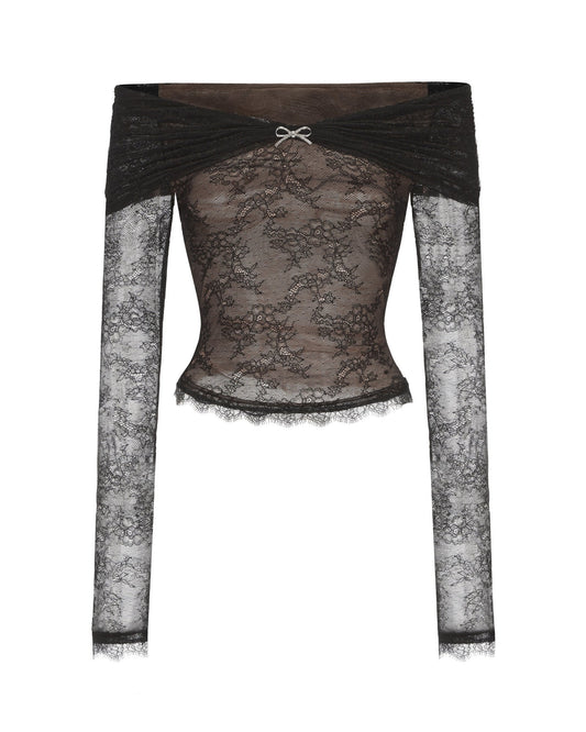 Evelina Top (Black) (Final Sale)