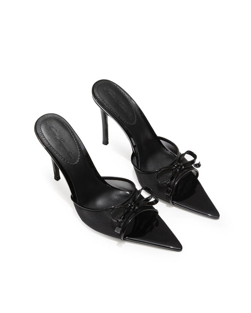Evie Bow Heels (Black)
