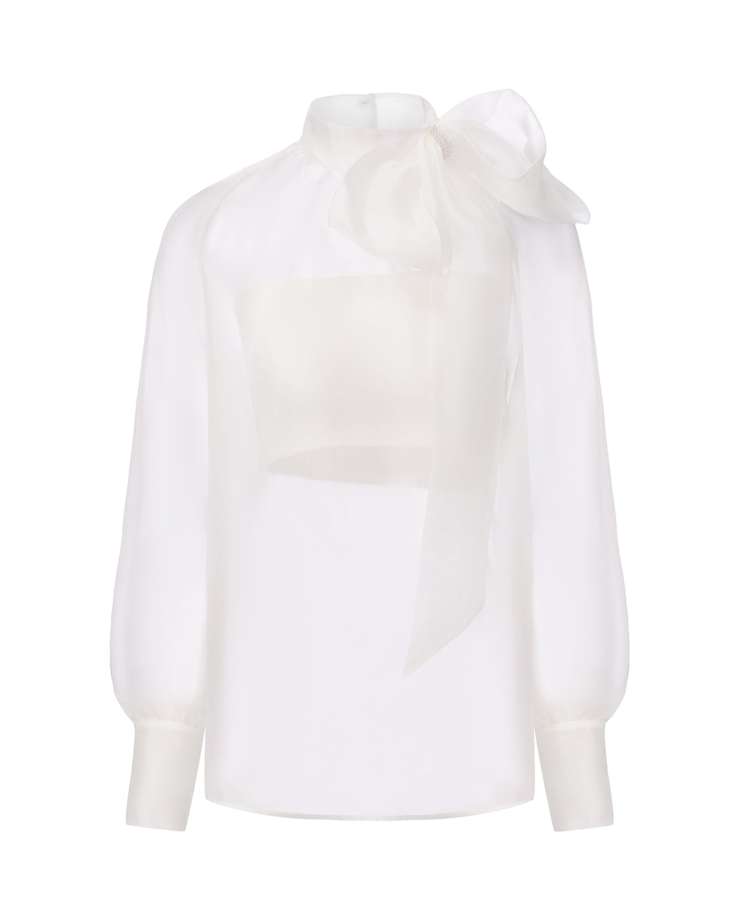 Evie Diamond Top (White) (Final Sale)