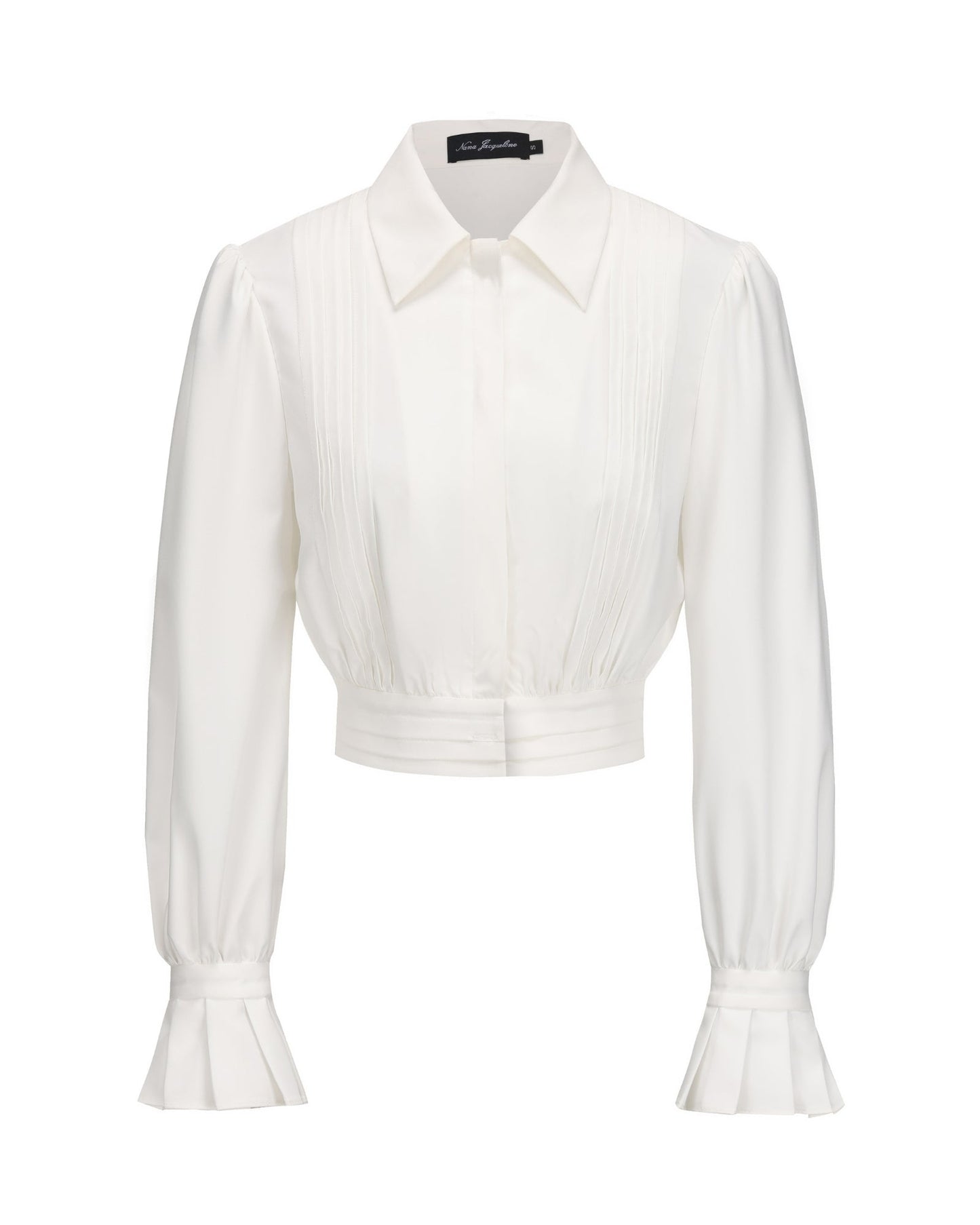 Francesca Cropped Top (White)