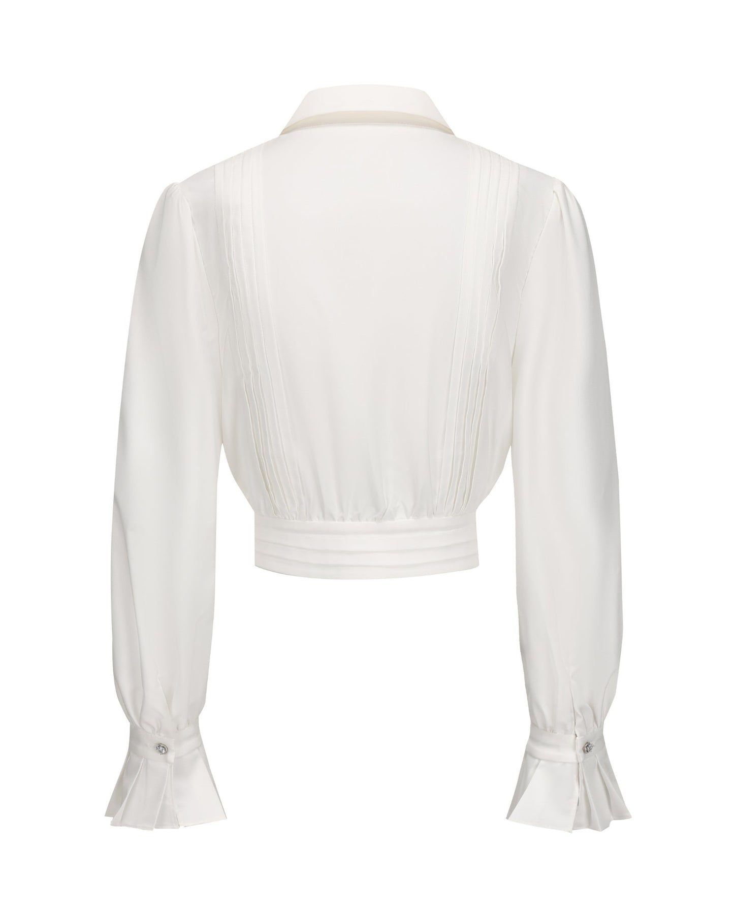 Francesca Cropped Top (White)