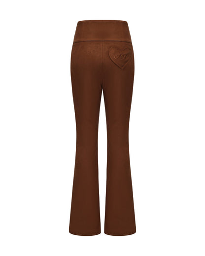 Hailey Flared Pants (Brown)
