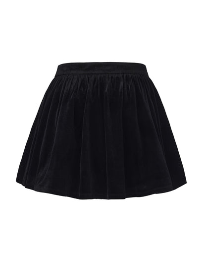 Isabellea Velvet Mini Skirt