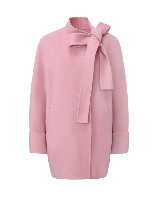Juliette Cocoon Coat (Pink)