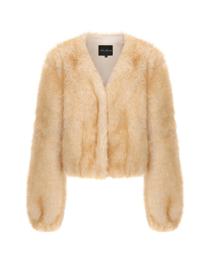Lavinia Short Faux Fur Jacket