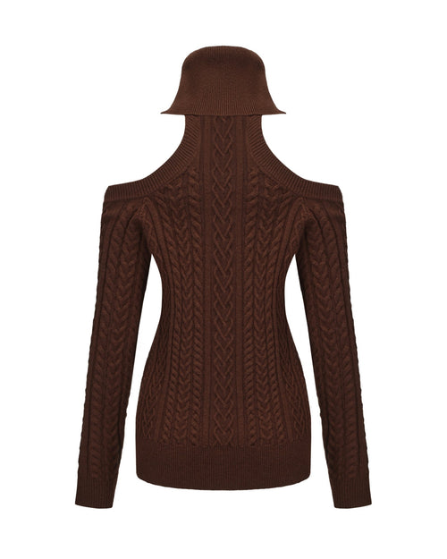 Margo Knit Dress (Brown)