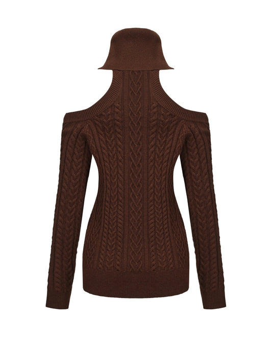 Margo Knit Dress (Brown)