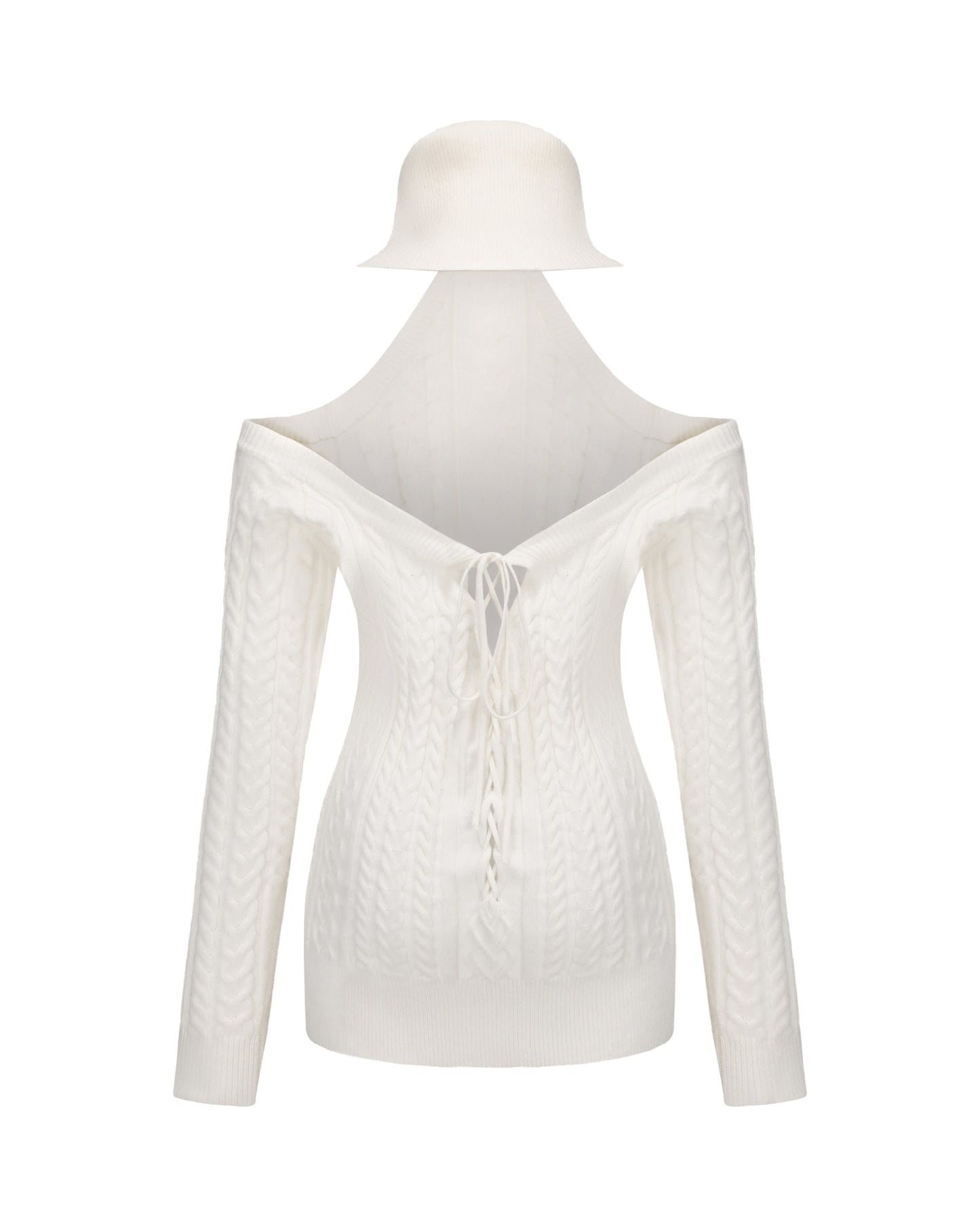 Margo Knit Dress (White)