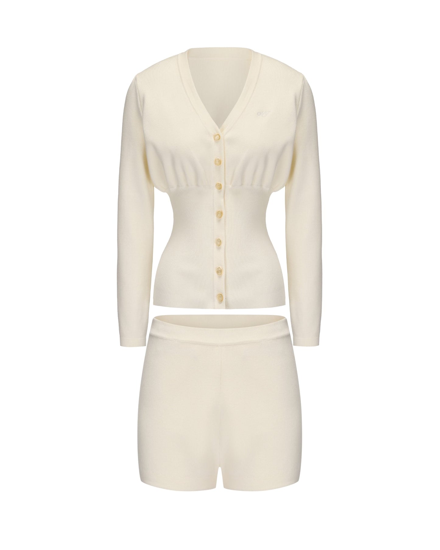 Naomi Knit Set (White) (Final Sale)
