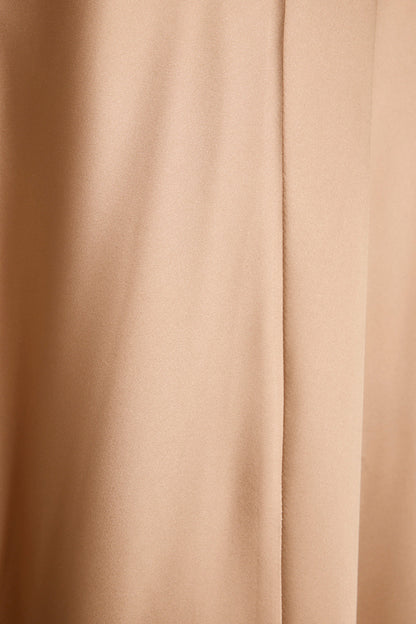 Dolce Champagne Satin Maxi Dress