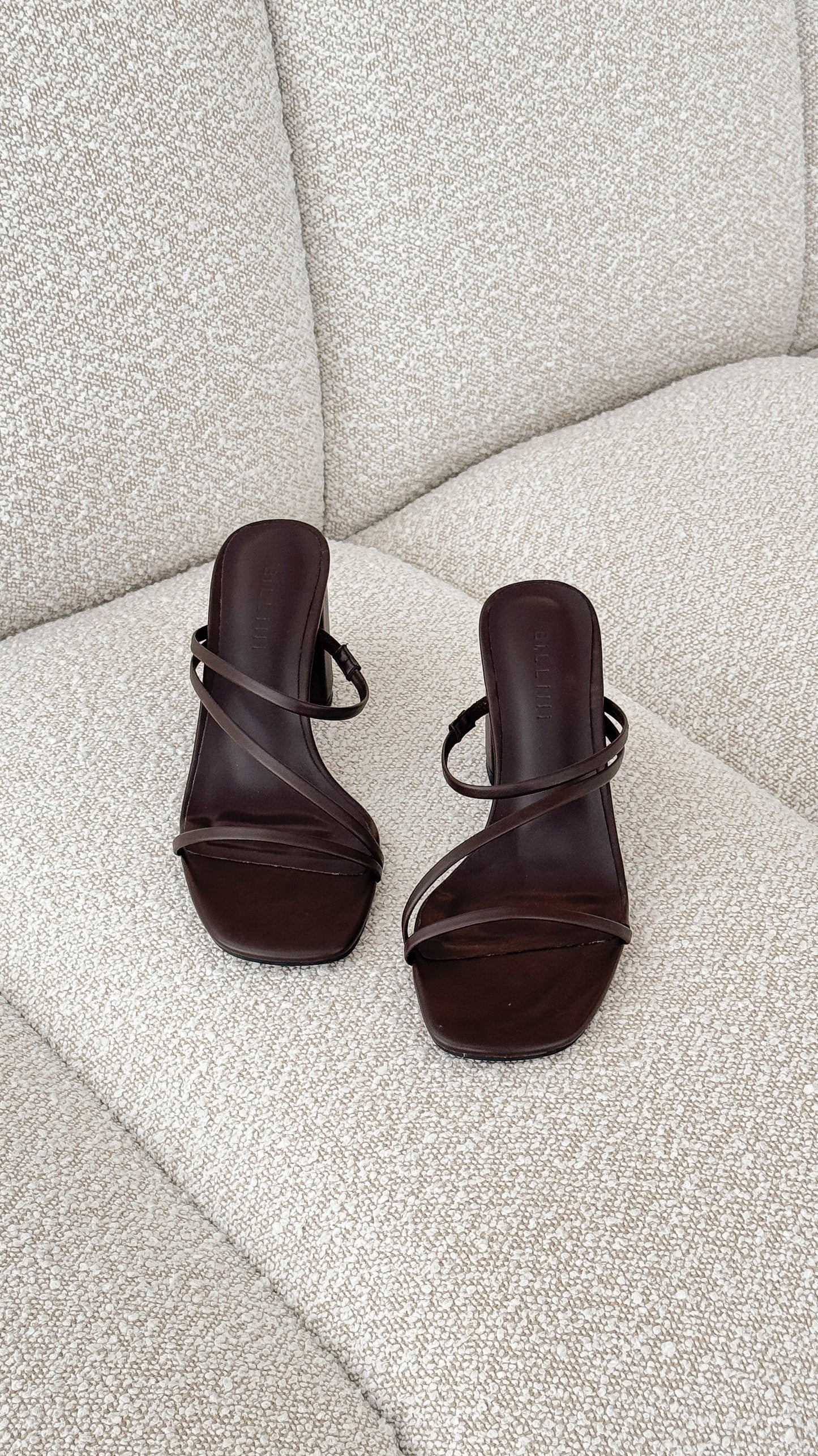 Yazmin Heel - Chocolate
