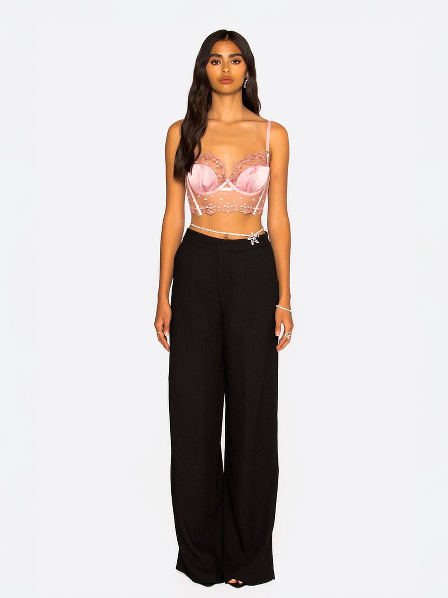 Kira Corset Top (Pink)