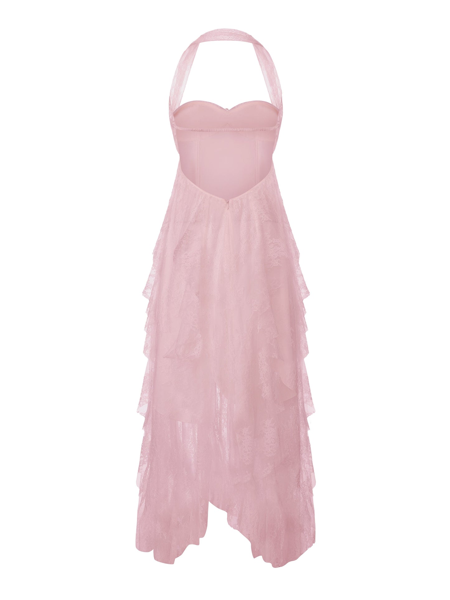 Aurora Halter Pink Dress