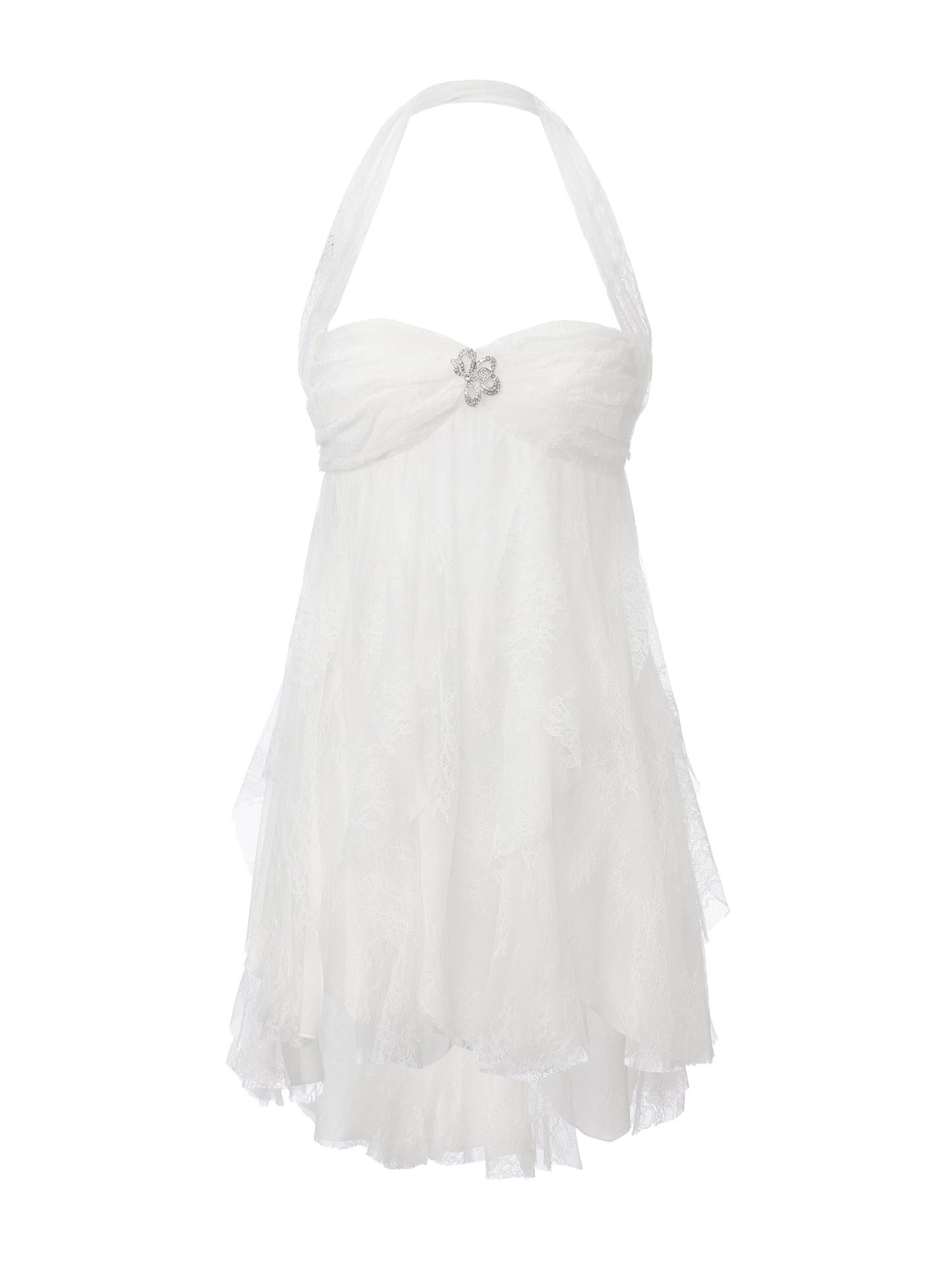 Lily Halter White Dress