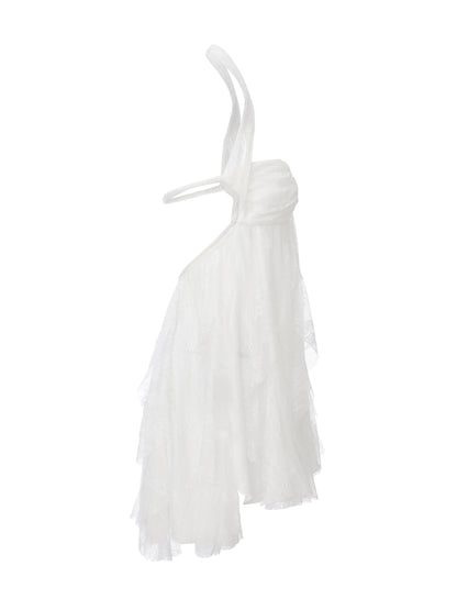 Lily Halter White Dress