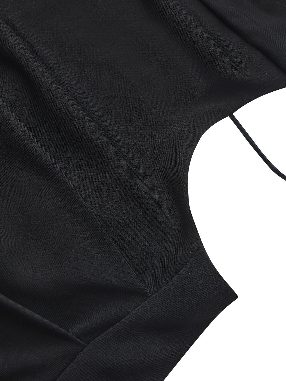 Maeve Cowl-Neck Black Dress