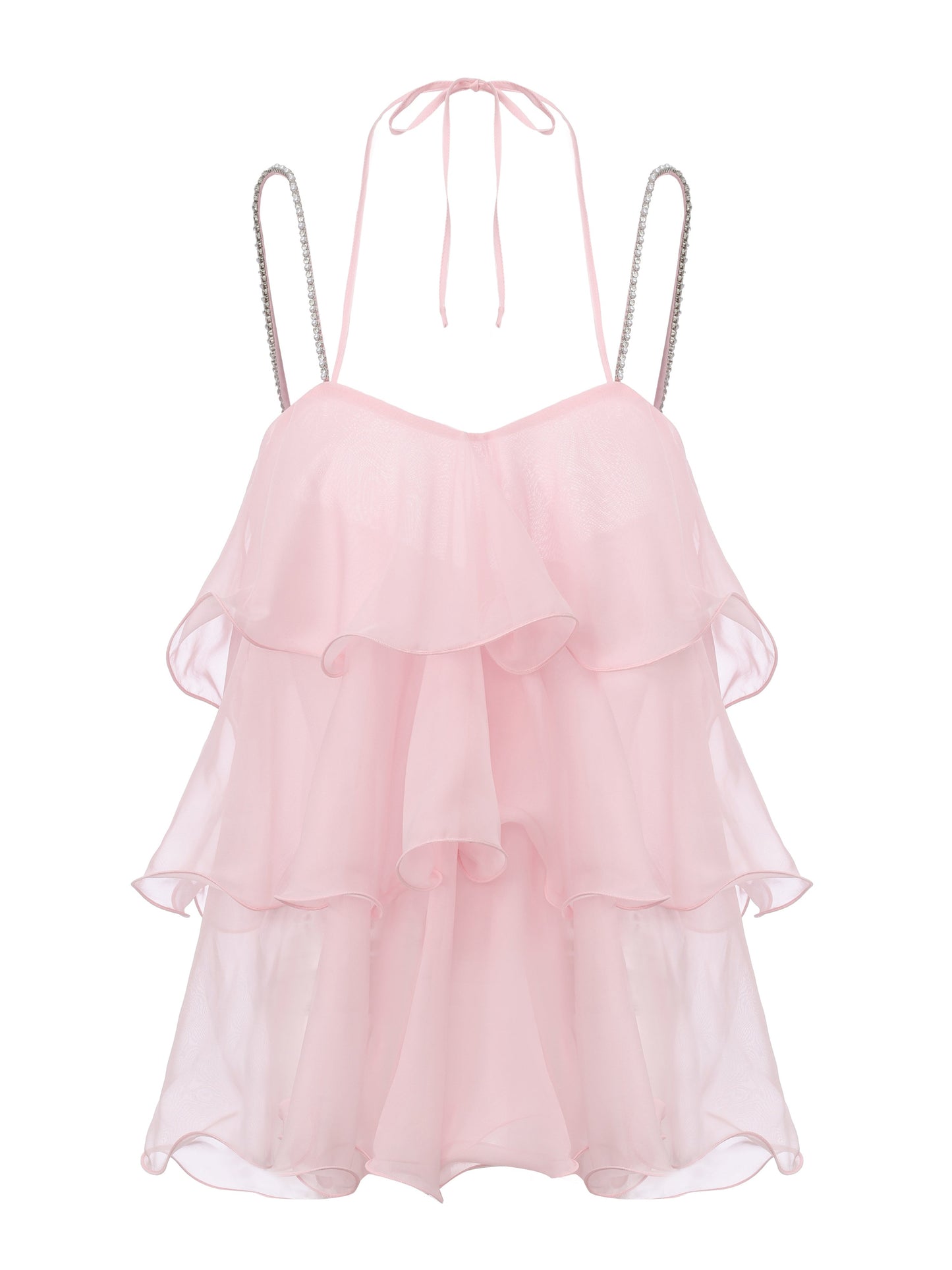 Fiona Tiered Pink Top