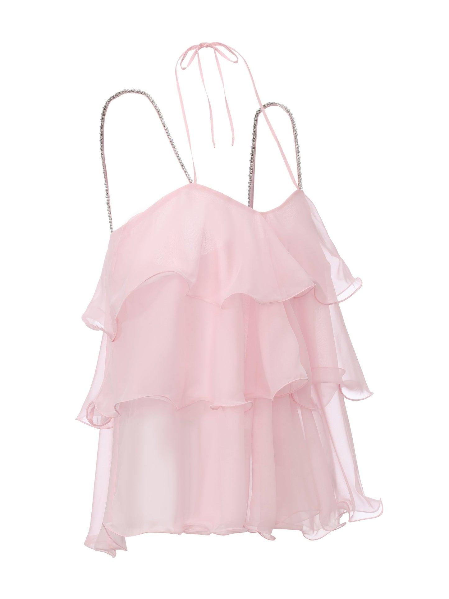 Fiona Tiered Pink Top