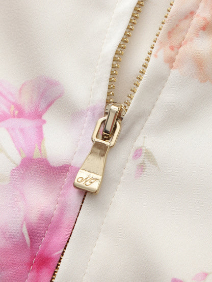 Iris Satin Print Top