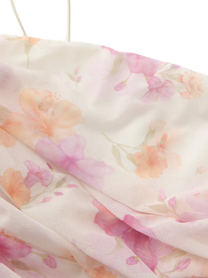 Lilah Ruched Floral Top