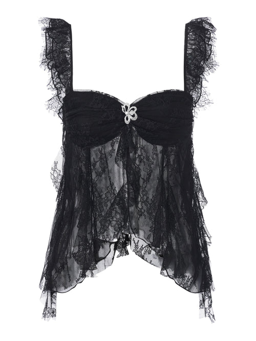 Faye Lace Black Top