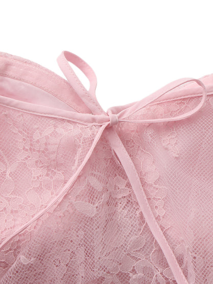 Faye Lace Pink Top