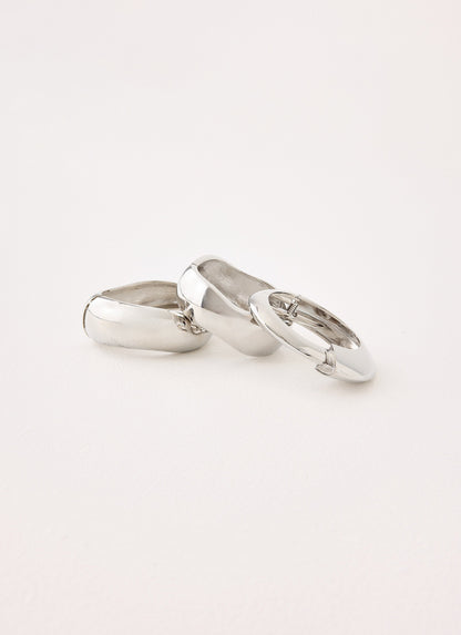 Rule Breaker Bracelets - Silver