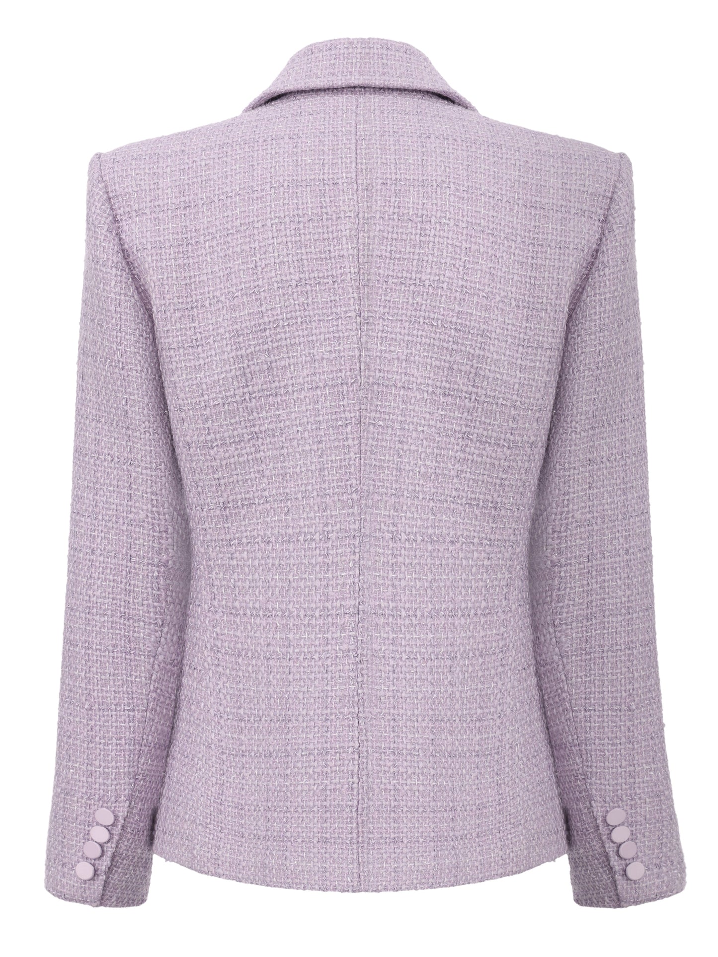 Maya Textured Lapel Purple Suit Jacket