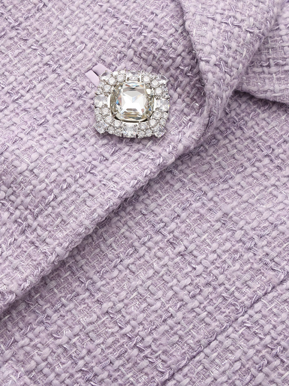 Maya Textured Lapel Purple Suit Jacket