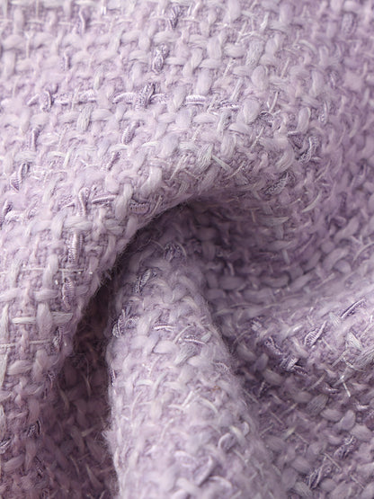 Annabella Textured Purple Woven Shorts