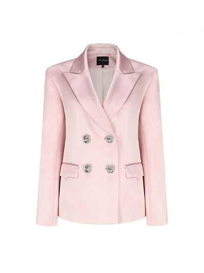 Cassandra Blazer (Pink) (Final Sale)