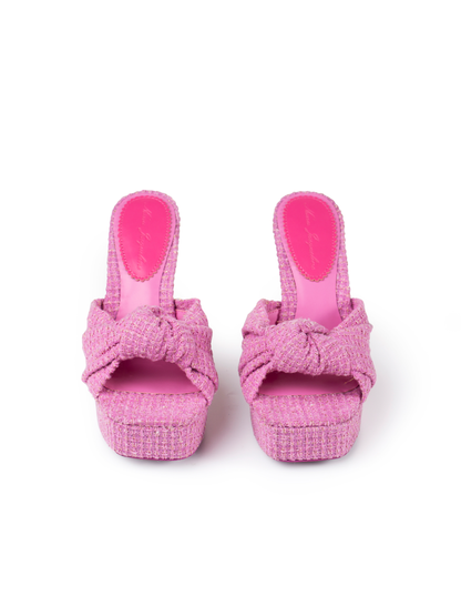 Mara Platform Sandals (Pink)