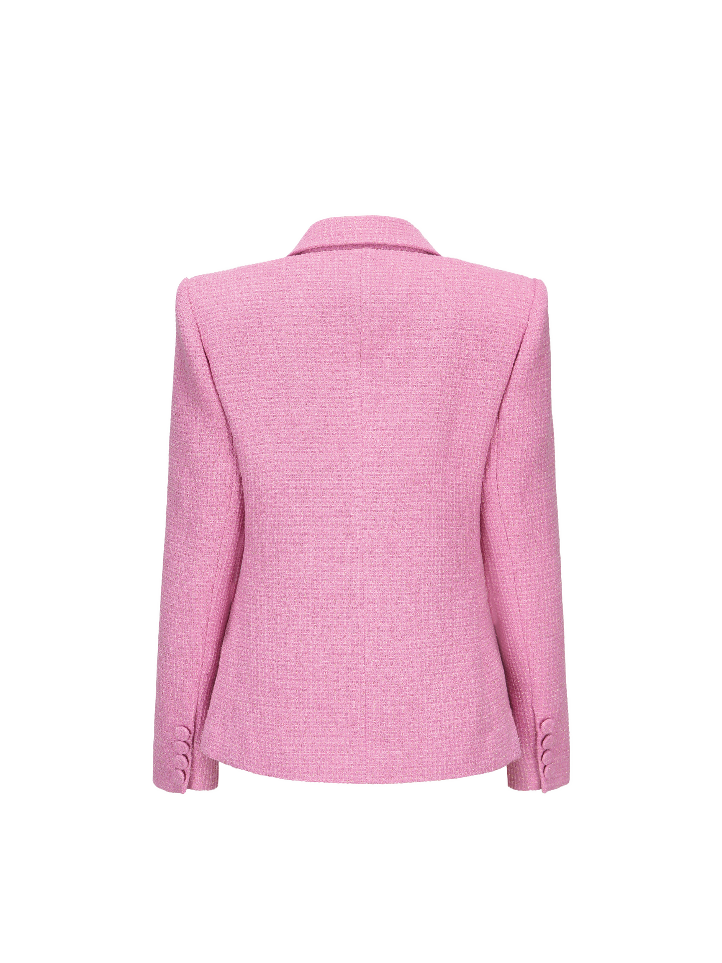 Maya Textured Lapel Pink Suit Jacket (Final Sale)