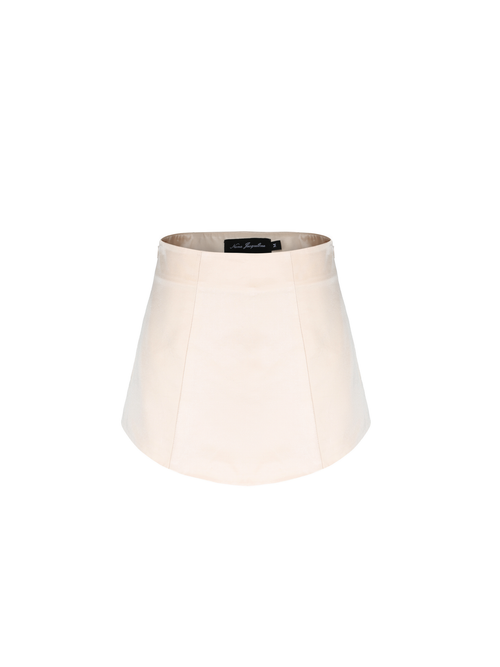 Kylie Satin Skirt (Champagne) (Final Sale)