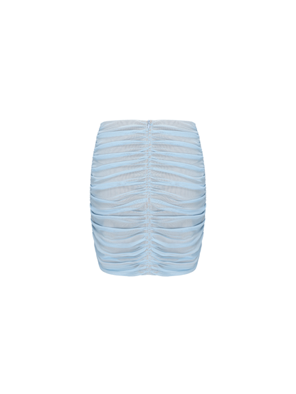 Aurora Mini Skirt (Pale Blue)  (Final Sale)