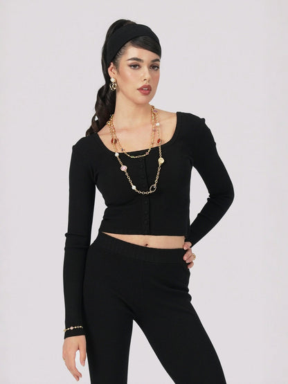 Holly Top (Black) (Final Sale)