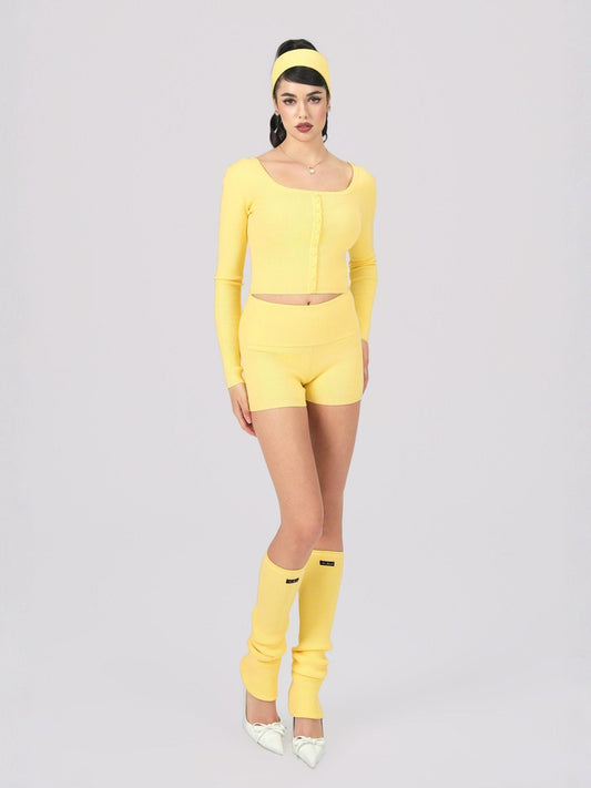 Holly Shorts (Yellow) (Final Sale)