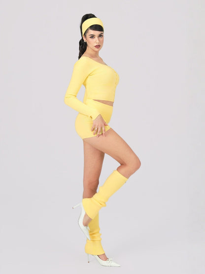 Holly Shorts (Yellow) (Final Sale)