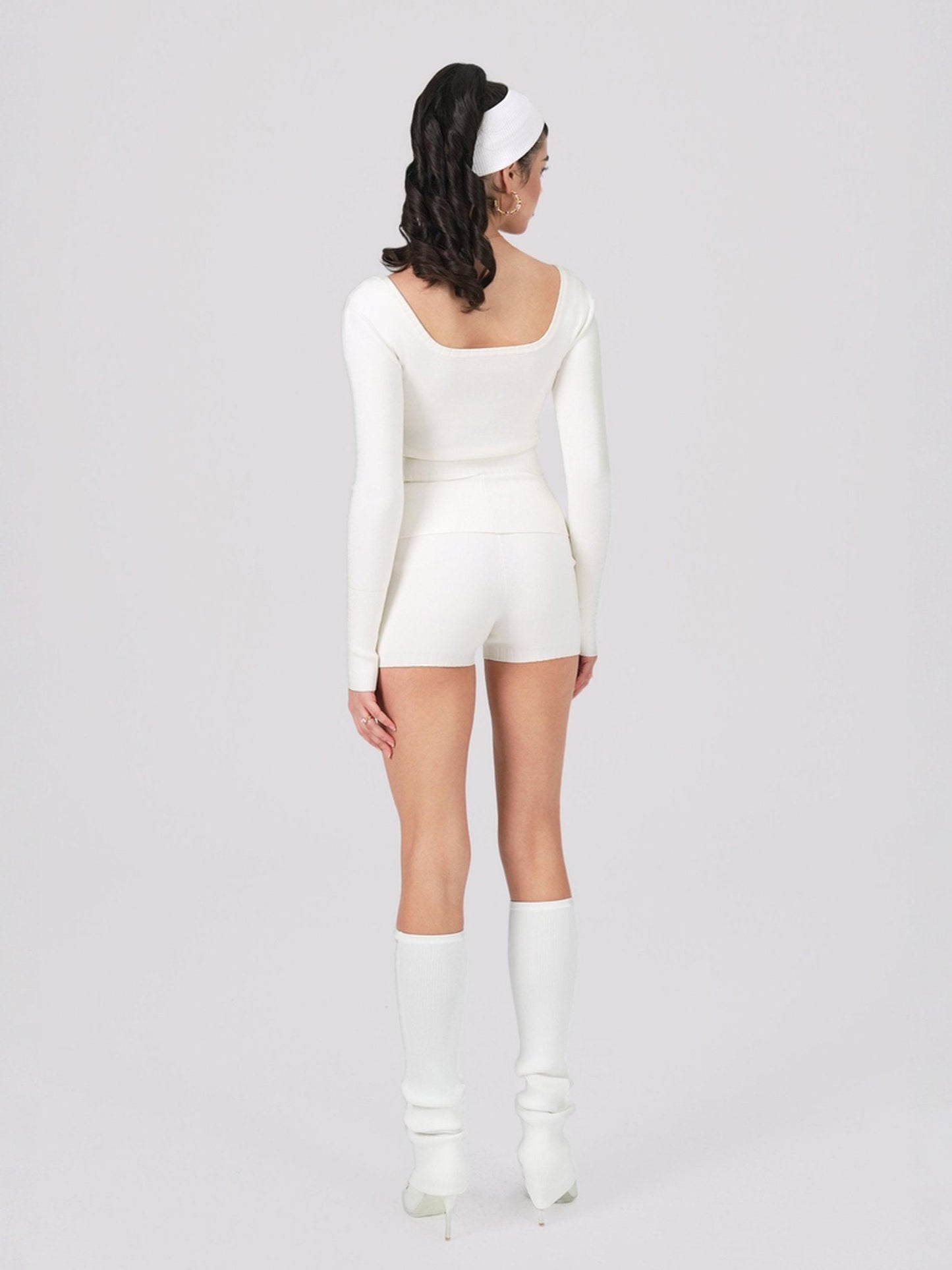Holly Shorts (White) (Final Sale)