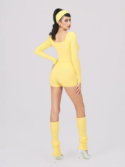 Holly Shorts (Yellow) (Final Sale)