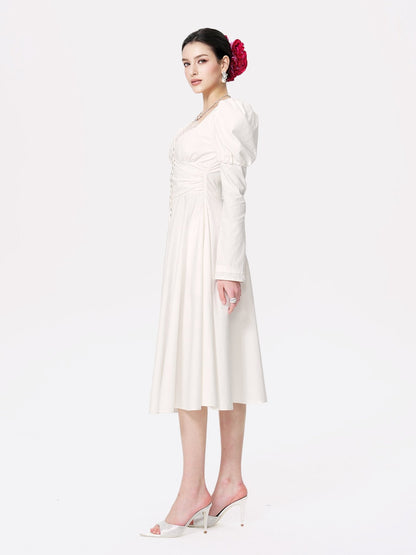 Livia Dress (White) (Final Sale)