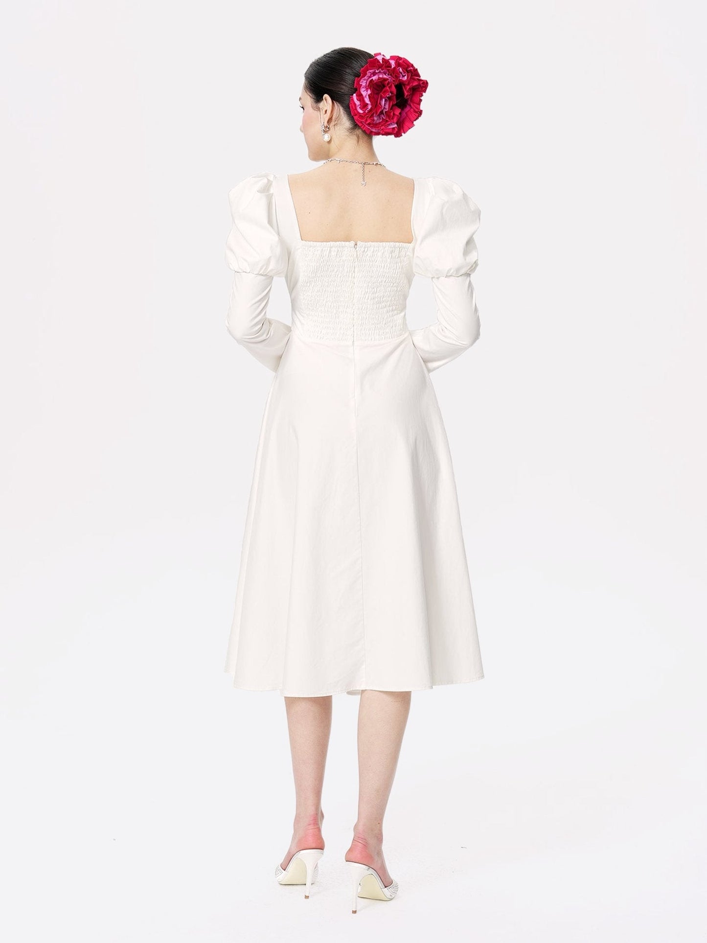 Livia Dress (White) (Final Sale)