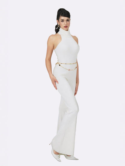 Gwen Jumpsuit (White) (Final Sale)